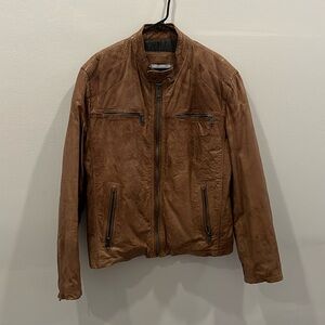 Marc New York Brown Leather Jacket